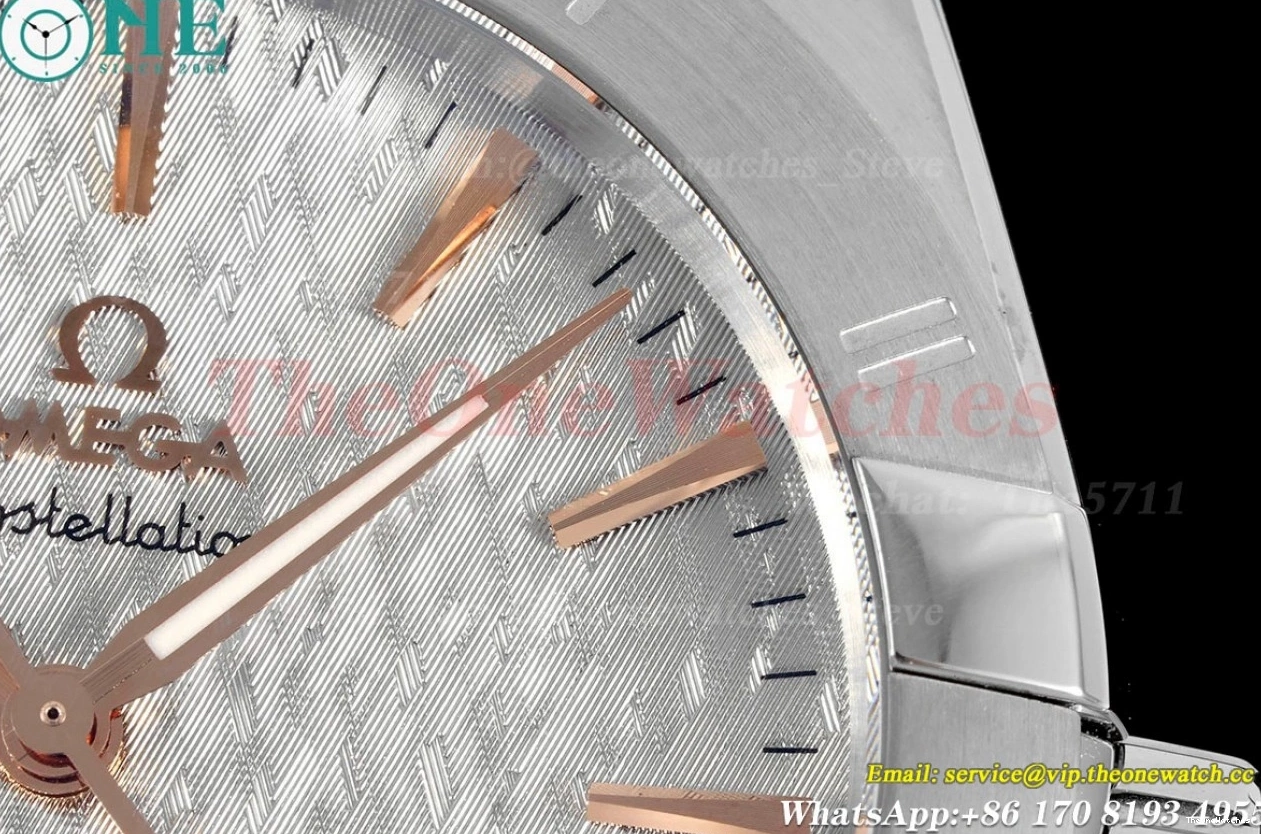 SS Constellation Textured ORF 39mm SS A8800 Dial White 0213